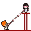【ひっぱりパズル】ズキュ〜〜〜〜ン!アイコン