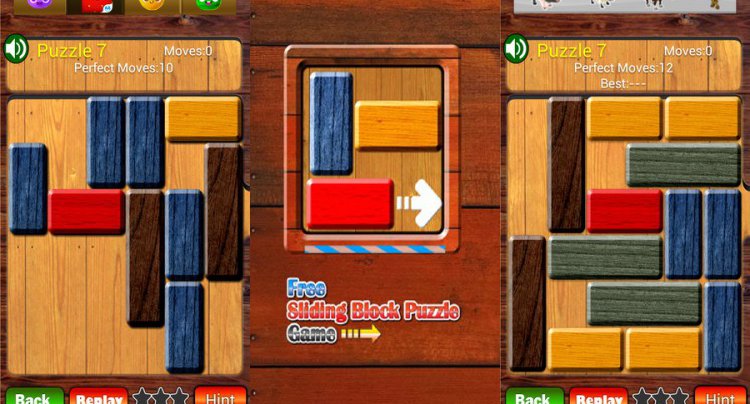 フリースライディングブロックパズルゲーム