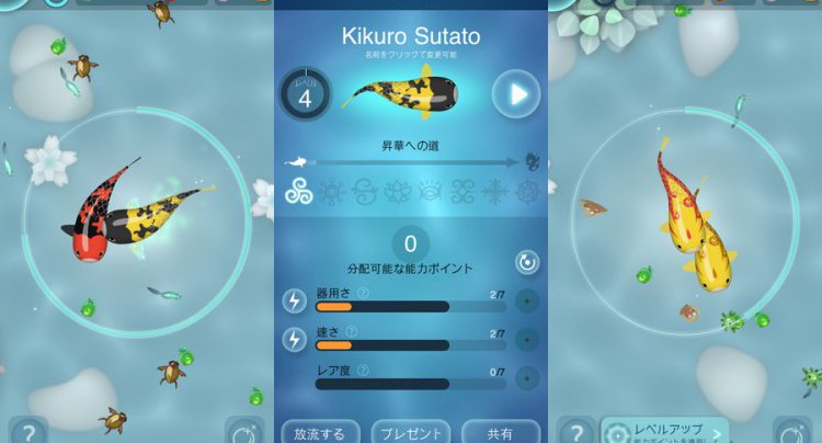 Zen Koi (禅の鯉) 静かな水の中の旅