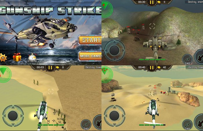 ヘリコプター空襲 - Gunship Strike 3D