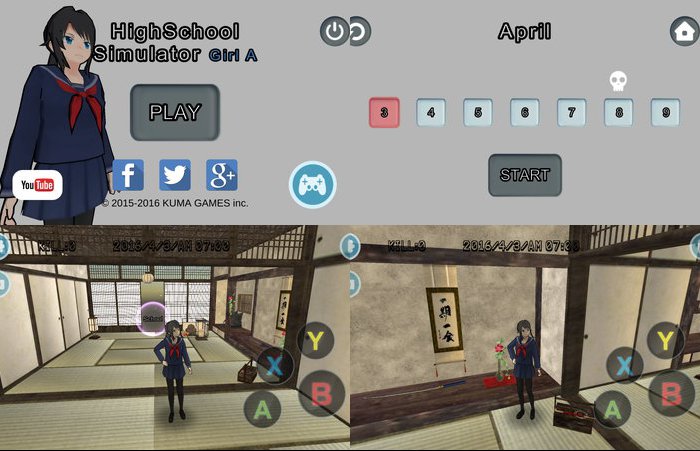High School Simulator GirlA BT