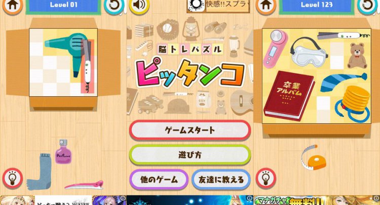 大人がハマる脳トレ!ピッタンコ