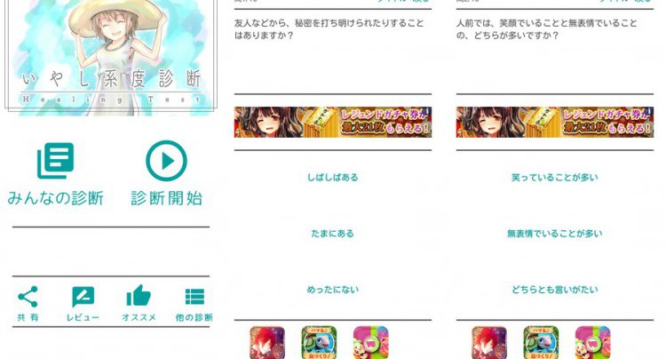 いやし系度診断