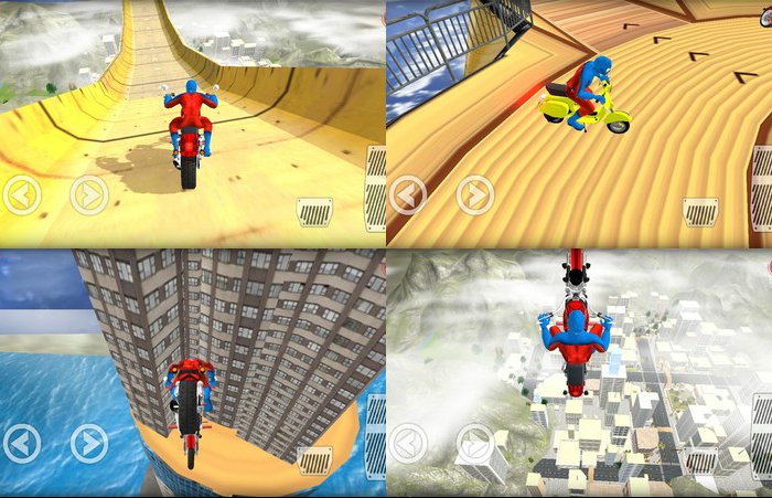 Super Hero Bike Mega Ramp