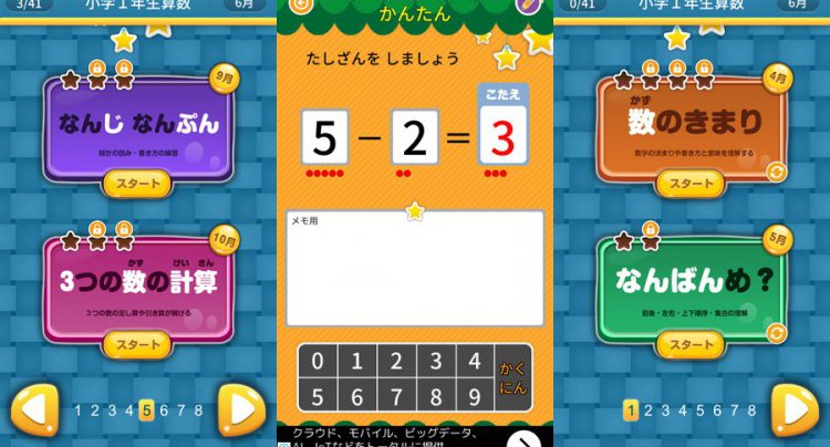 楽しい 小学校 1年生 算数