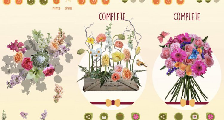 花のパズル - Flower Puzzles